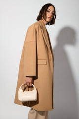 Cappotto oversize monopetto