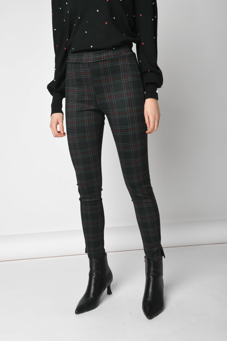 Leggings a stampa check