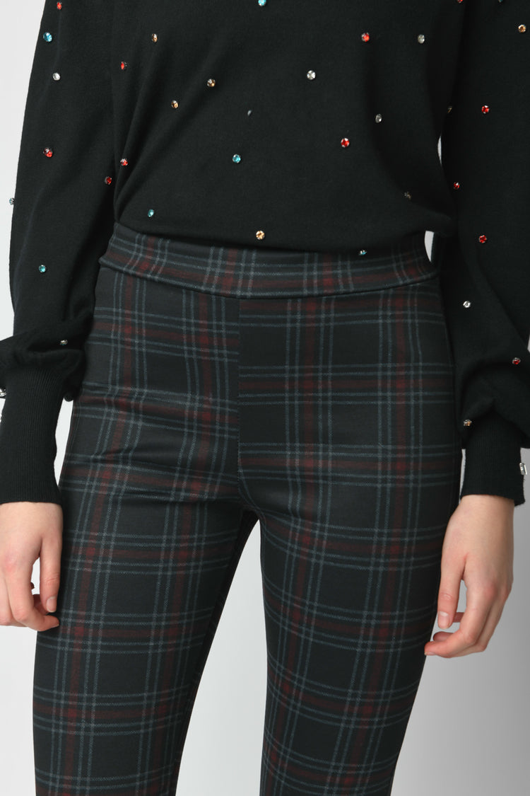Leggings a stampa check