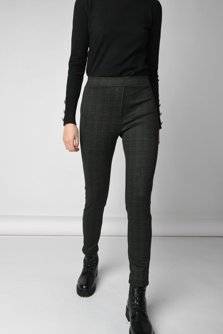 Leggings a stampa check