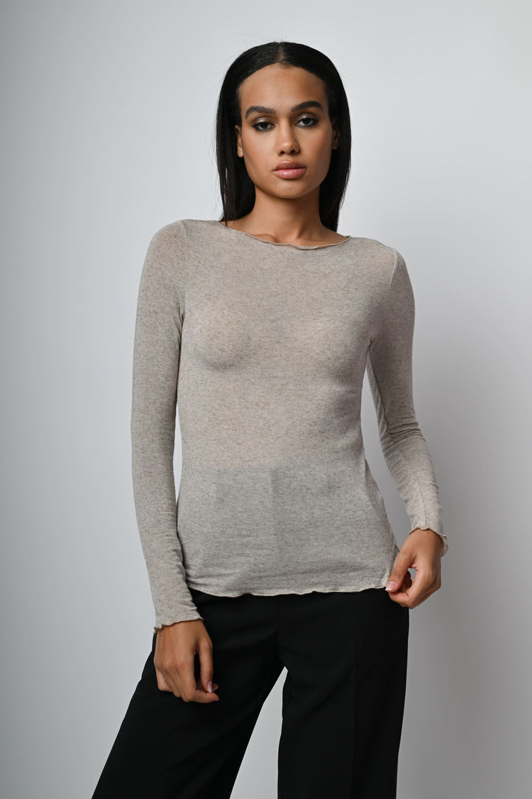Top in modal e cashmere