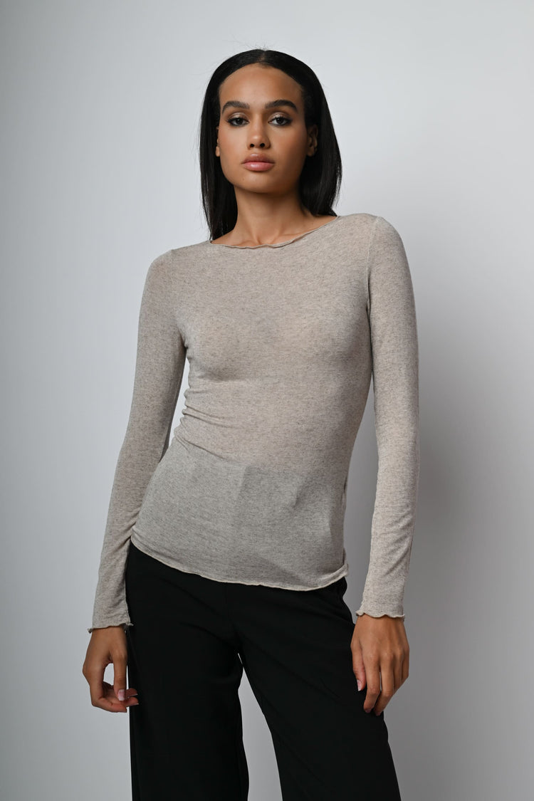 Top in modal e cashmere