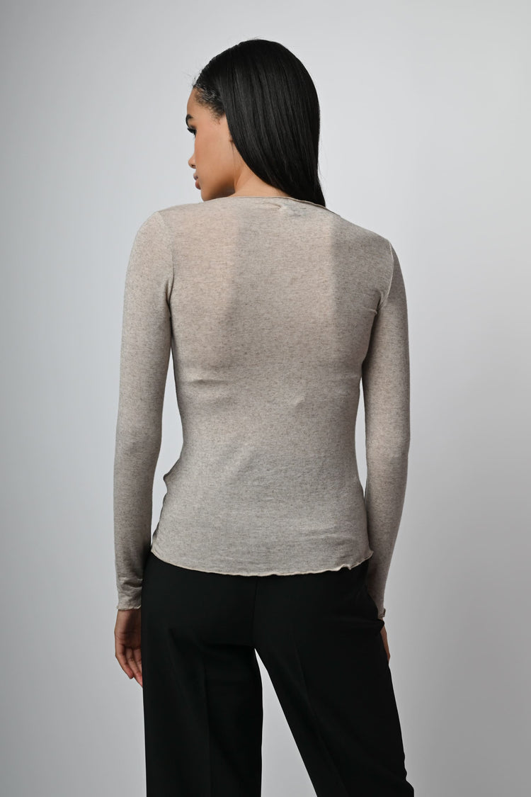 Top in modal e cashmere