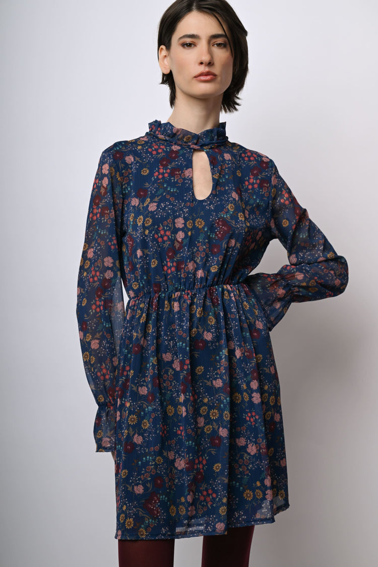 Mini abito a stampa floreale boho-style
