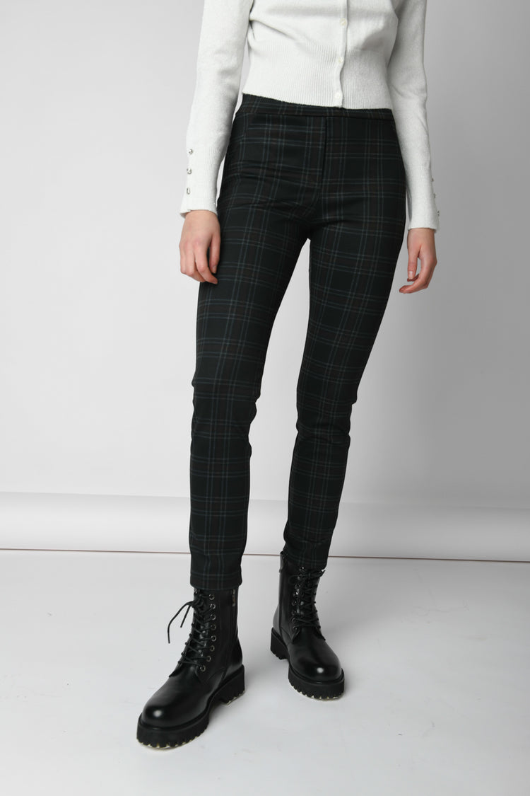 Leggings a stampa check