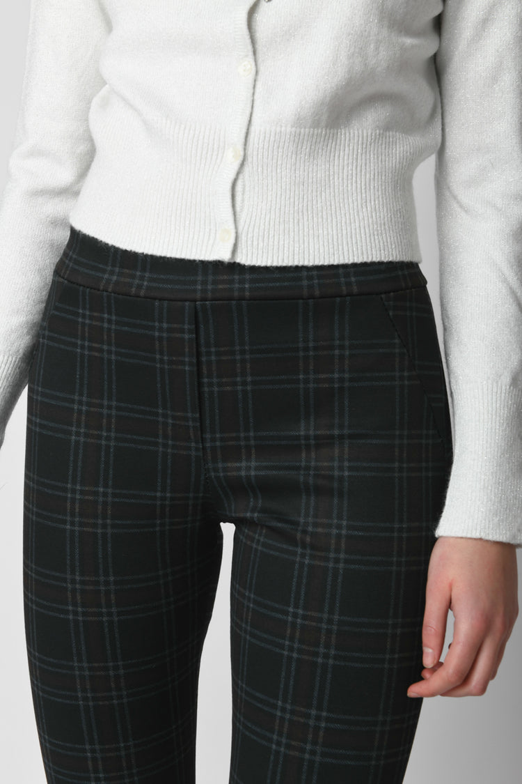 Leggings a stampa check