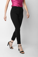 Pantaloni misto viscosa stretch