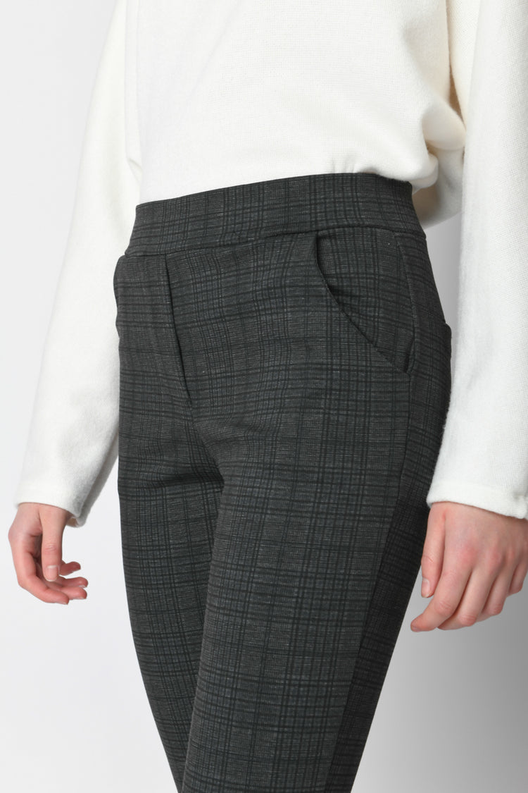 Pantaloni a motivo check