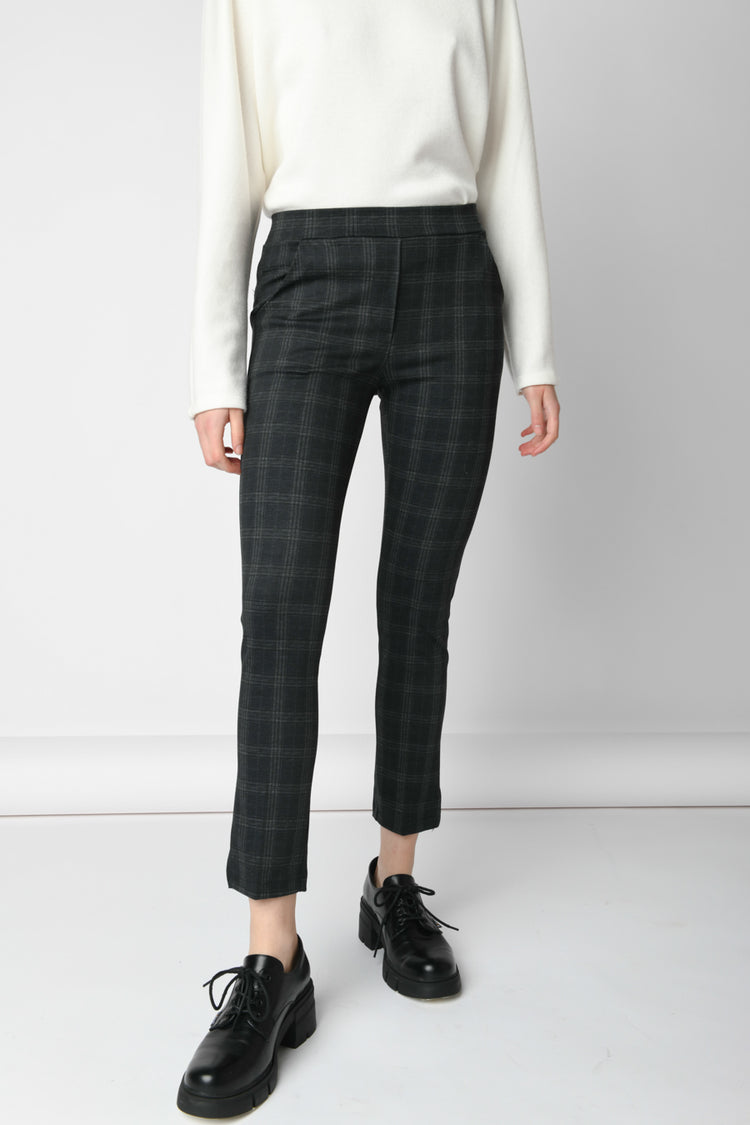 Leggings a stampa check