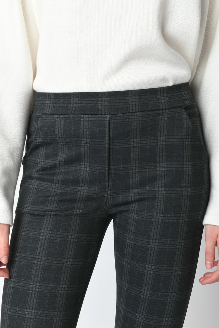 Leggings a stampa check