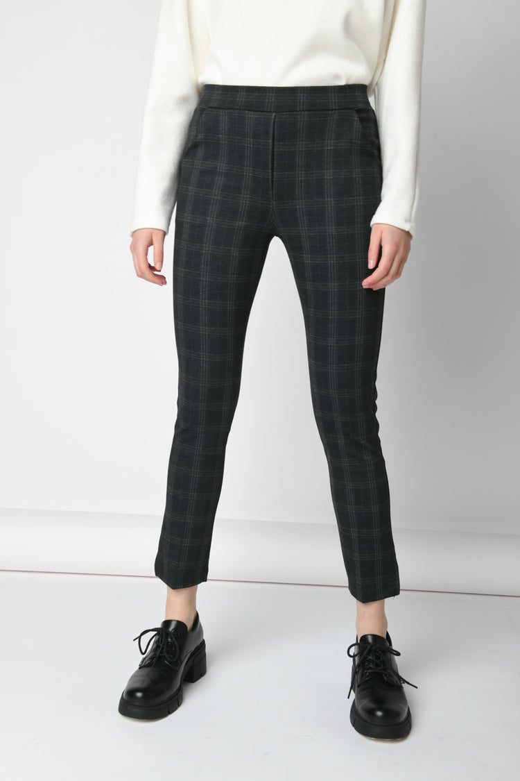Leggings a stampa check