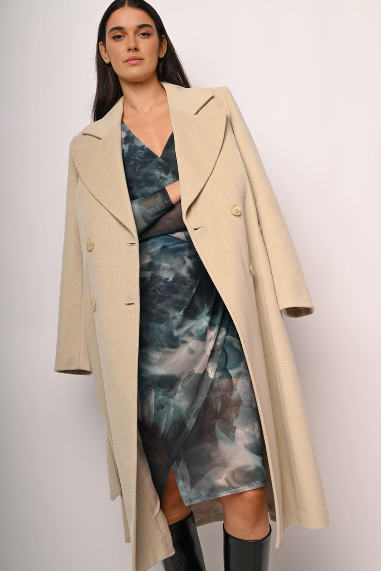Cappotto lungo doppiopetto