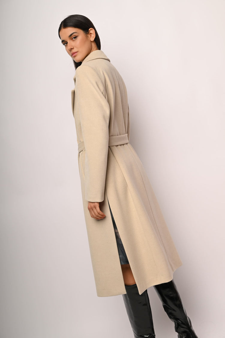 Cappotto lungo doppiopetto