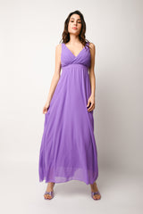 Abito lungo in tulle