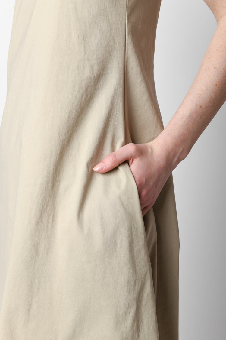 Abito midi a trapezio