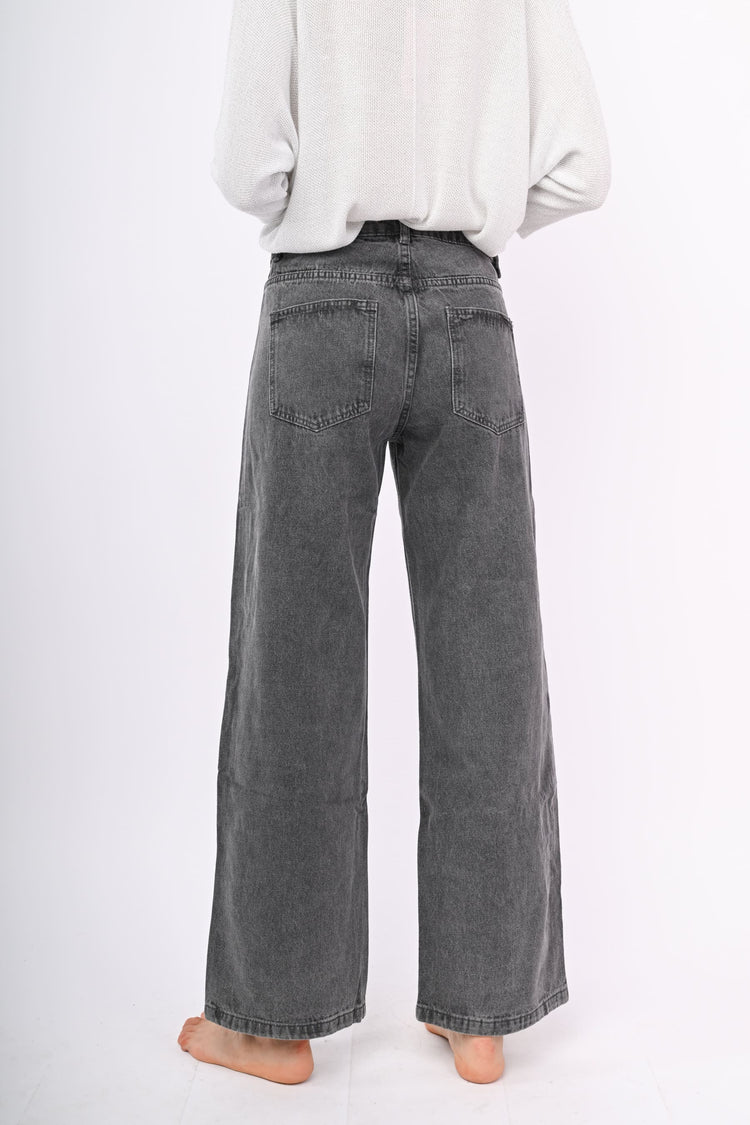 Jeans a gamba ampia
