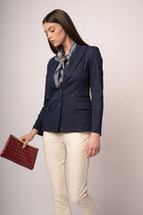 Blazer monopetto misto viscosa