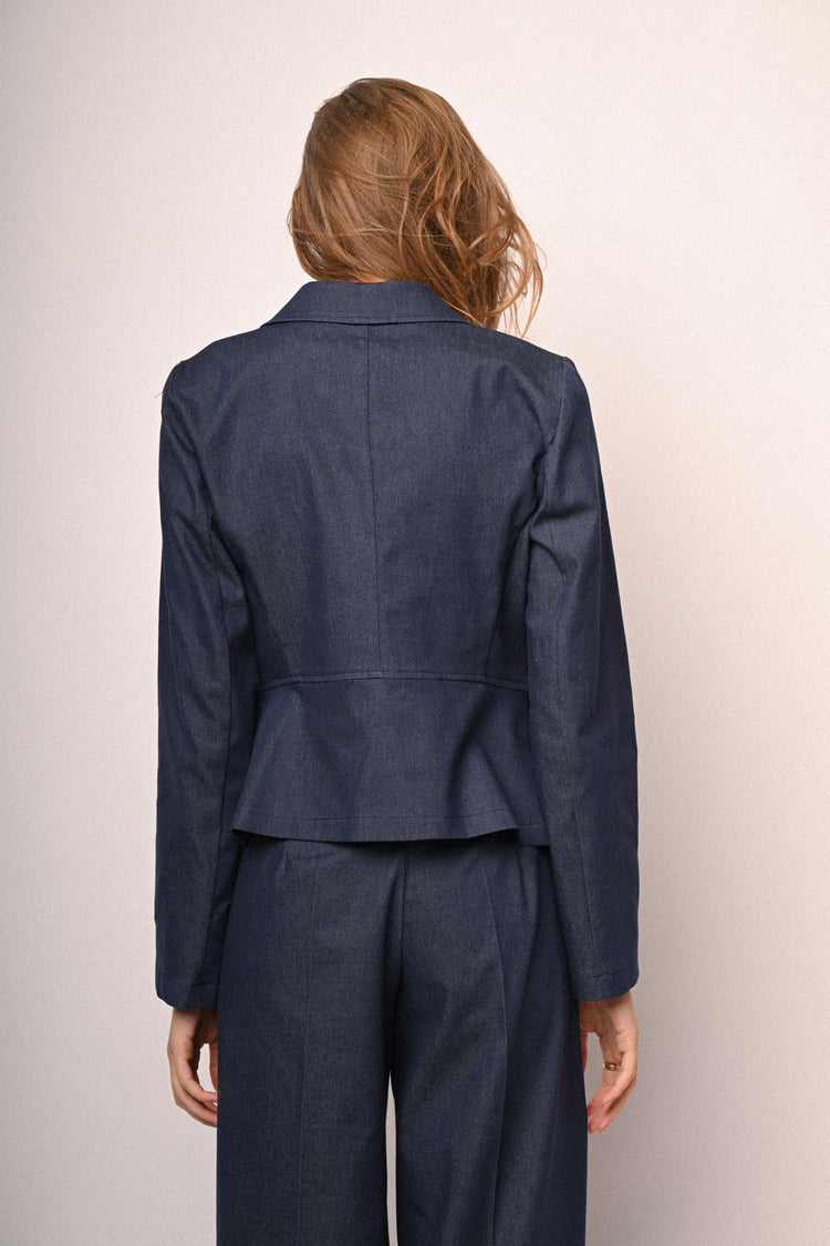 Blazer monopetto in chintz