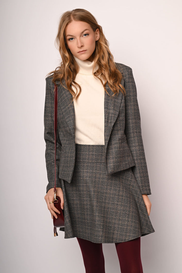 Blazer con motivo Principe di Galles