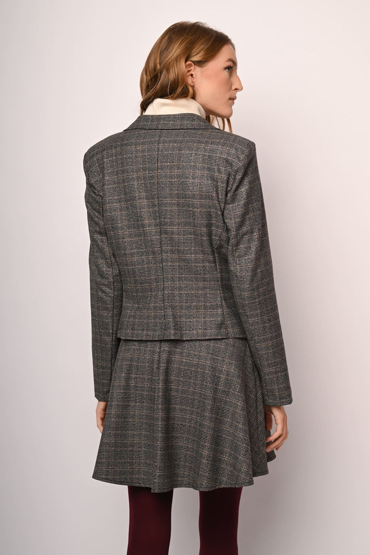 Blazer con motivo Principe di Galles