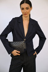 Blazer monopetto in chintz