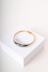 Bracciale rigido in maglia metallica
