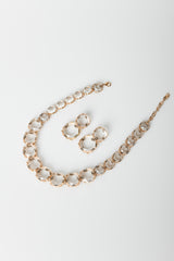 Parure collana + orecchini
