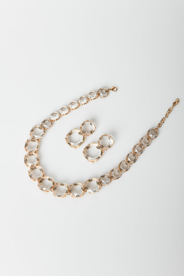 Parure collana + orecchini