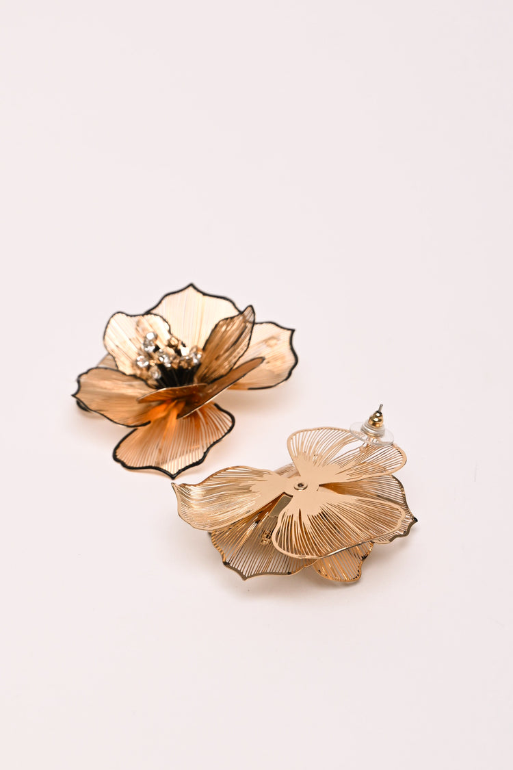 Orecchini a fiore 3D