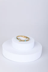 Bracciale rigido con pietre