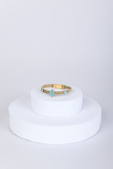 Bracciale rigido con pietre