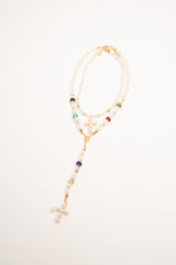 Collana con sfere e croci
