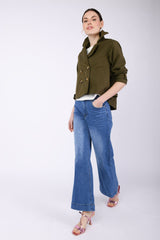 Jeans a gamba ampia