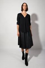 Blusa con scollo a V
