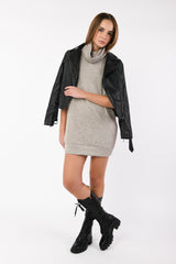 Mini abito in maglia lurex