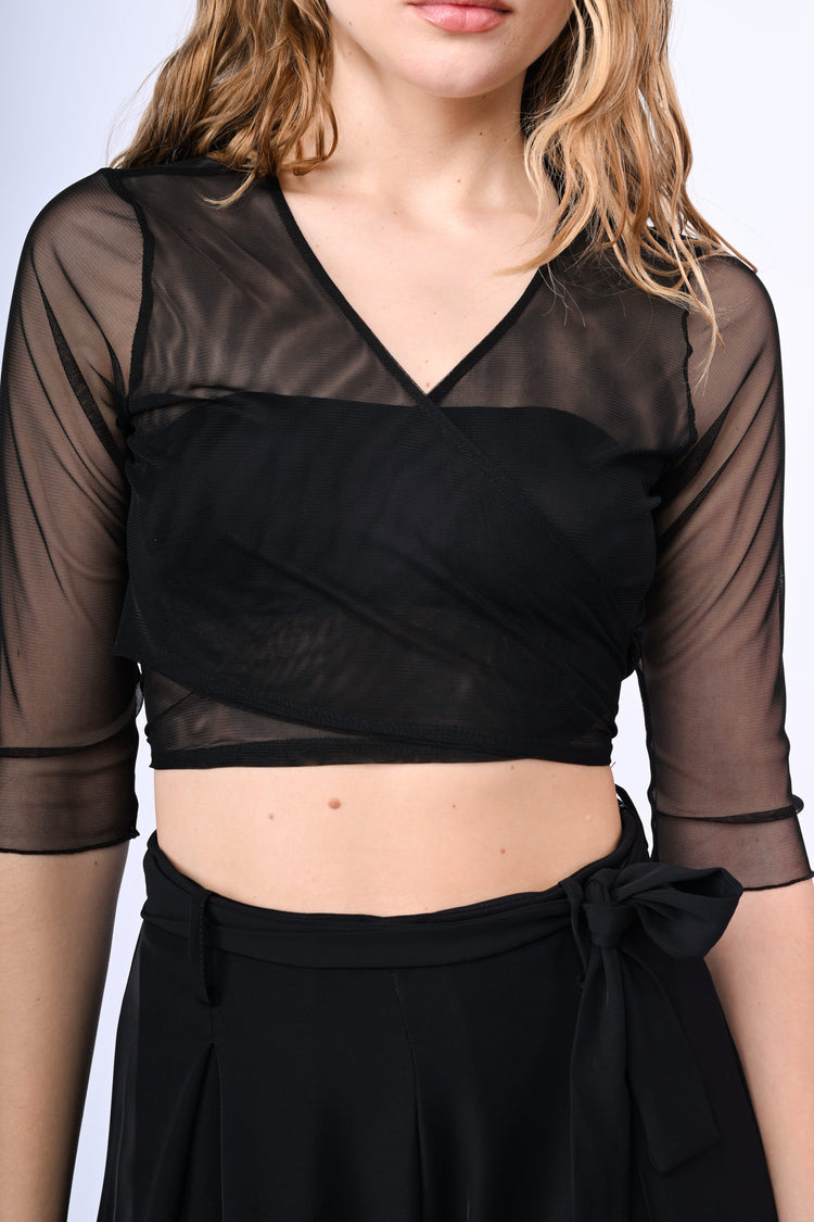 Coprispalle cache-coeur in tulle