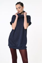 Mini abito in maglia lurex