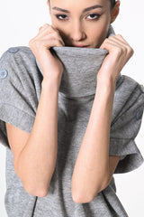 Mini abito in maglia lurex