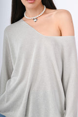 Pull in maglia lurex