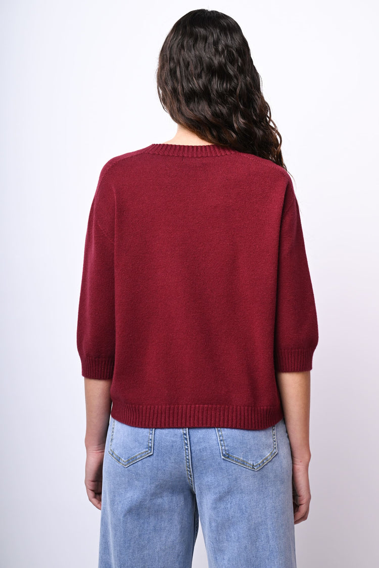 Pull con maniche crop