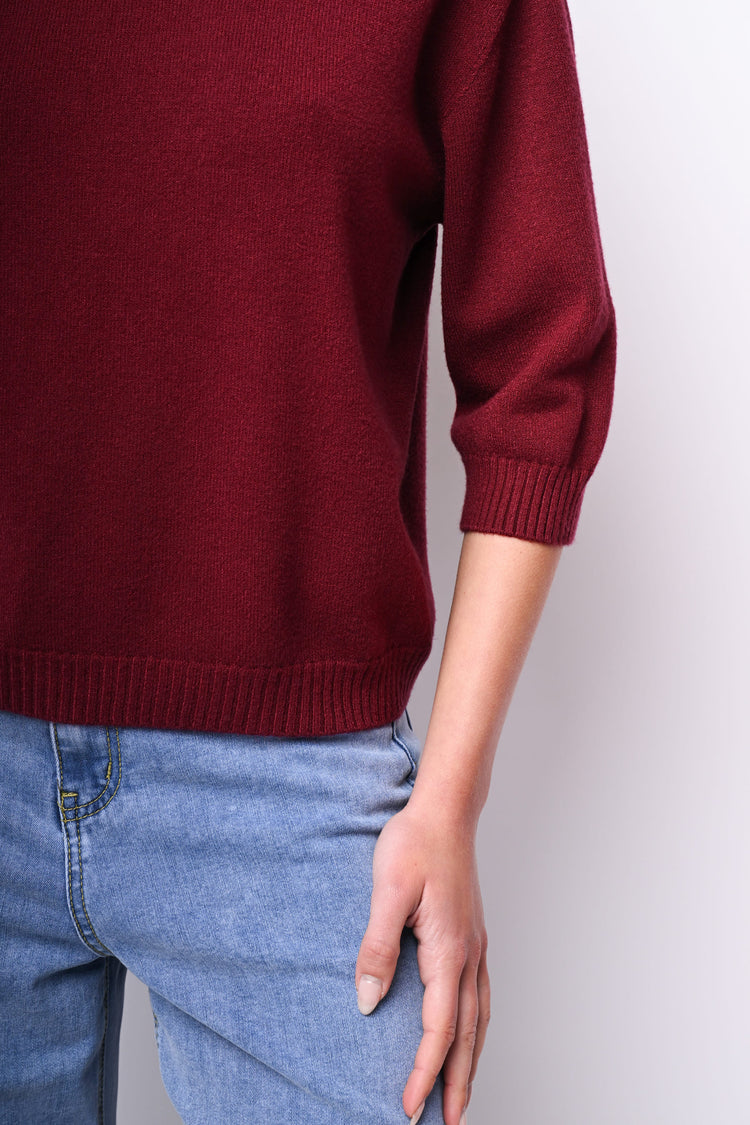 Pull con maniche crop