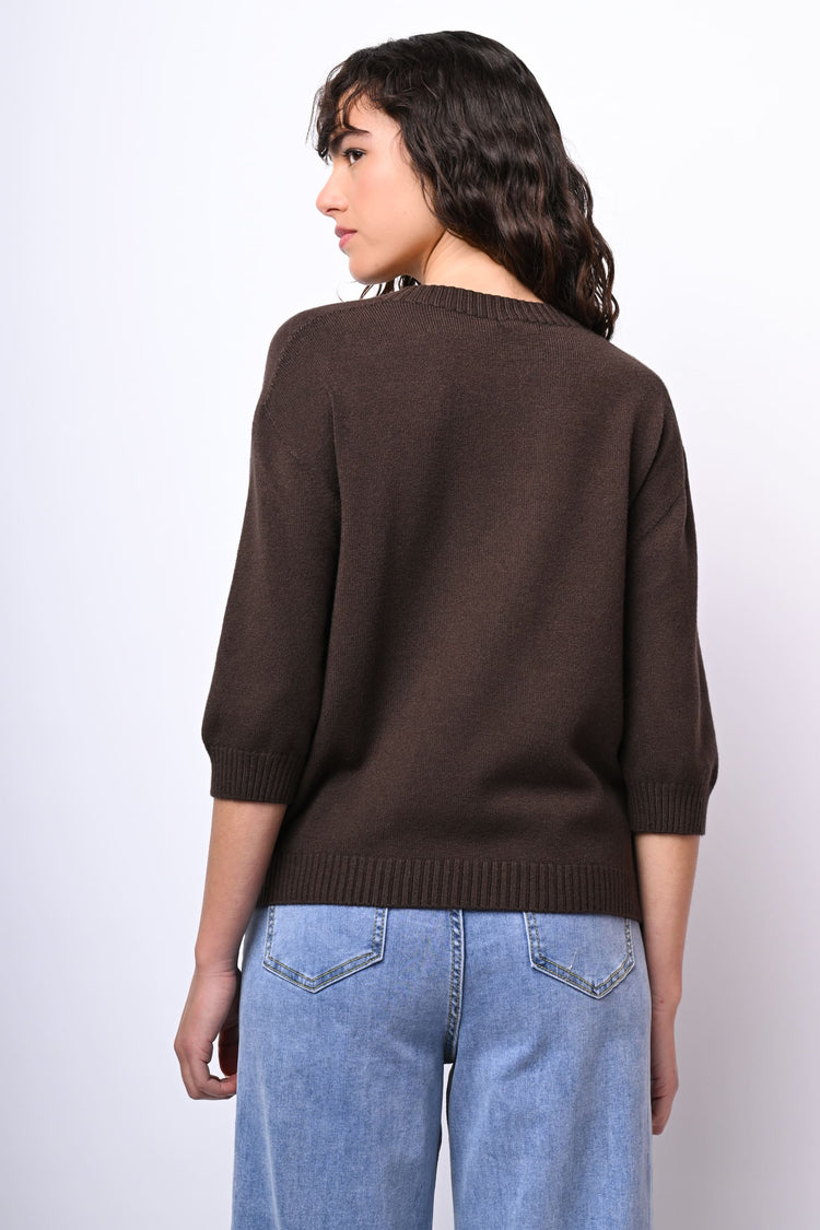 Pull con maniche crop