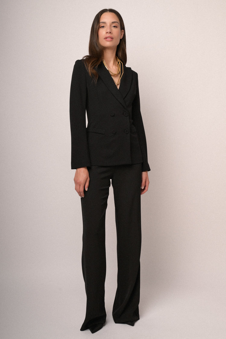 Blazer doppiopetto nero