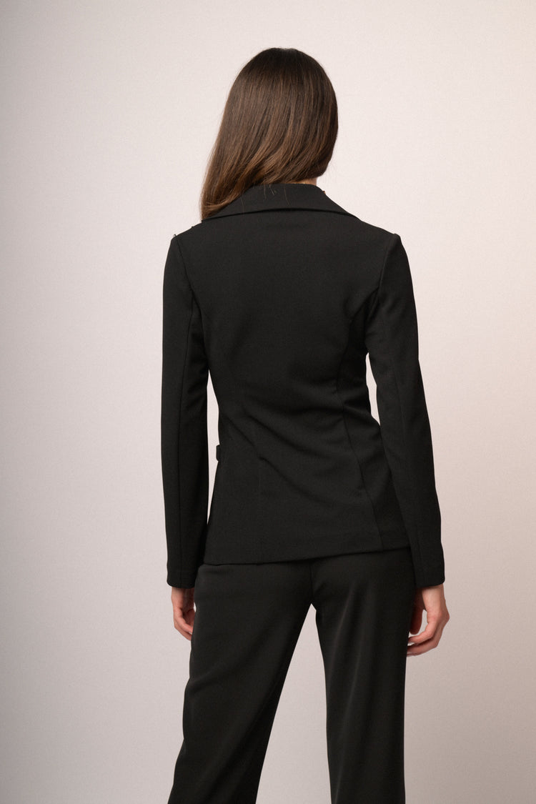 Blazer doppiopetto nero