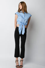 Leggings a gamba svasata
