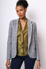 Blazer in maglia bouclé