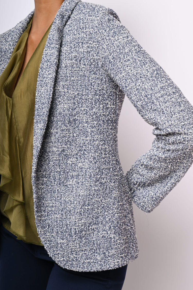 Blazer in maglia bouclé