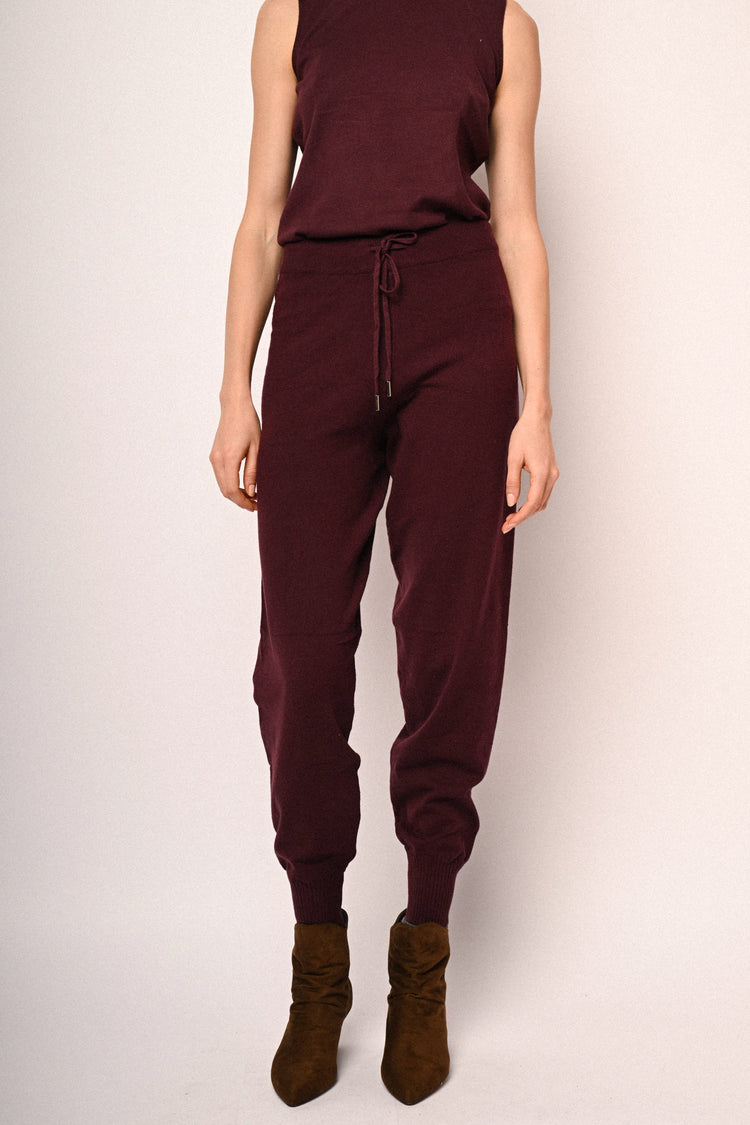 Pantaloni joggers in maglia