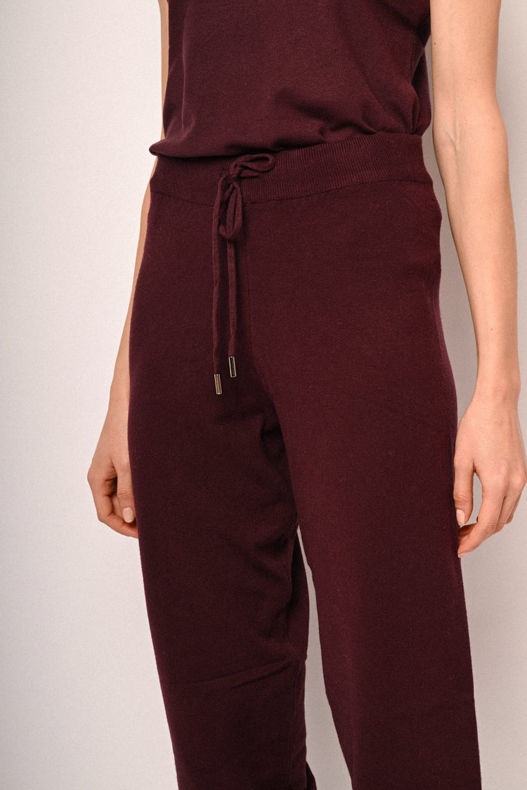 Pantaloni joggers in maglia