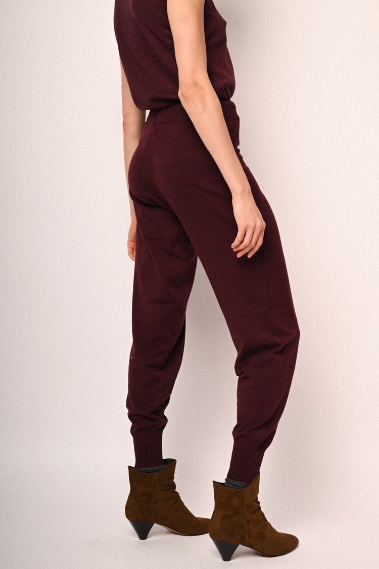 Pantaloni joggers in maglia